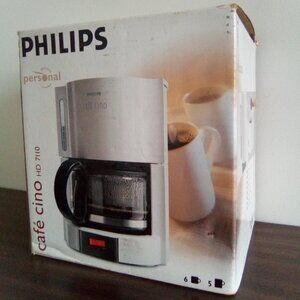 Philips Cafe Cino HD 7110 Personal Aroma 0.65L (5- or 6-Cup) Coffee Maker (220V)
